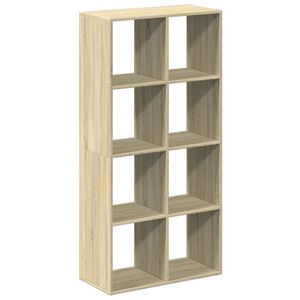 vidaXL Huoneenjakaja/kirjahylly Sonoma 69,5x29x137,5 cm tekninen puu