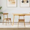 vidaXL Ruokatuoli 2 pcs Luonnollinen Massiivipuuta