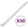 vidaXL Johtokanava 40x40 mm 30 m PVC
