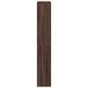 vidaXL Kirjahylly ruskea tammi 60x20x120,5 cm tekninen puu