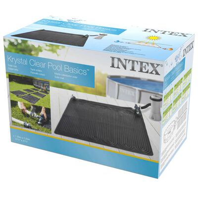 Intex Aurinkoenergialla toimiva lämmitysmatto PVC 1,2x1,2m Musta 28685