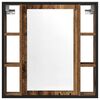vidaXL Kylpyhuoneen peilikaappi vanha puu 60x16x60 cm tekninen puu