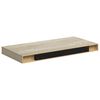 vidaXL Kelluvat sein&auml;hyllyt 4 kpl tammi 50x23x3,8 cm MDF