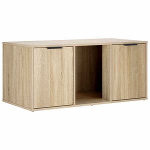 vidaXL Kissakotelo Huonekalu Sonoma-tammi 100 x 49 x 45 cm