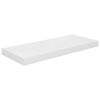 vidaXL Kelluvat sein&auml;hyllyt 4 kpl korkeakiilto valk 60x23,5x3,8 cm MDF
