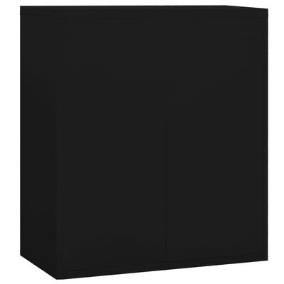 vidaXL Arkistokaappi musta 90x46x103 cm teräs