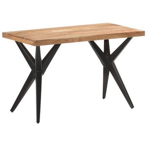 vidaXL Ruokap&ouml;yt&auml; 120x60x76 cm t&auml;ysi akaasiapuu