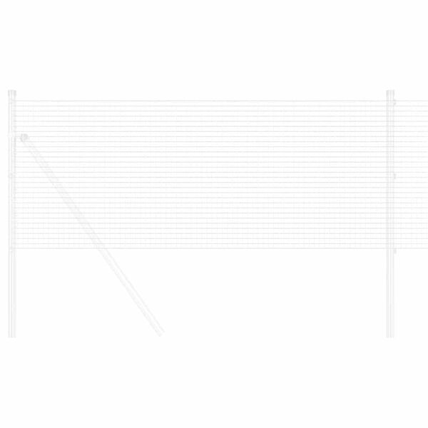 vidaXL Hitsattu lankaa Hopea 1.4 x 25 m Teräs