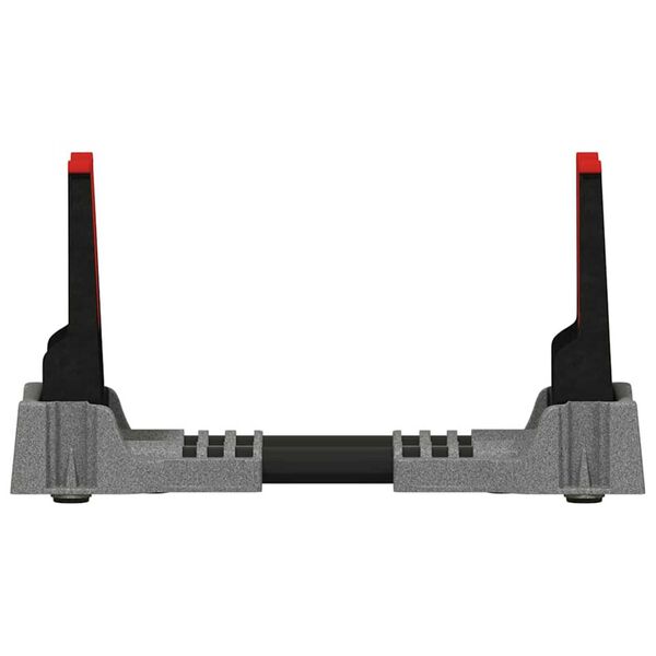 vidaXL Ampumatuki Harmaa 46 x 14 x 19.5 cm Muovi