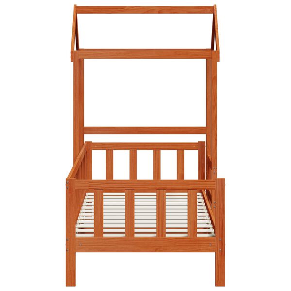 vidaXL P&auml;iv&auml;vuoteen setti 2 pcs Vaha ruskea Massiivinen m&auml;nty