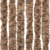 vidaXL Hy&ouml;nteisverho beige ja tummanruskea 56x200 cm chenille