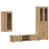 vidaXL TV-tasosetti FLORIN 3 pcs Artisan tammi Tekninen puu