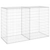 vidaXL Gabion-kivikori kansilla galvanoitu ter&auml;s 150x60x100 cm