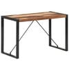 vidaXL Ruokap&ouml;yt&auml; 120x60x75 cm massiivipuu