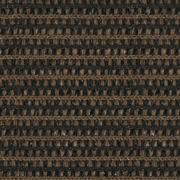 vidaXL Aurinkopurje 160 g/m² ruskea 2,5x2,5x3,5 m HDPE