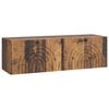 vidaXL Sein&auml;lle asennettava TV-kaappi Vanha puu 98 x 31 x 30 cm