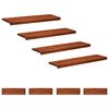 vidaXL Portaiden p&auml;&auml;llysteet 8 kpl 100 x 25 x 2 cm Ruskea
