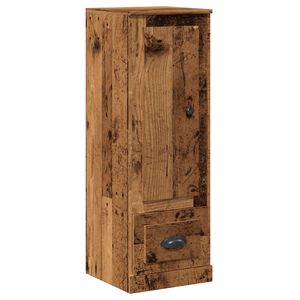 vidaXL Kaappi vanha puu 36x35,5x103,5 cm tekninen puu
