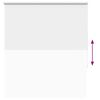 vidaXL Rullaverho Blackout valkoinen 140x130 cm Kankaan leveys 136,6cm