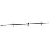 vidaXL Liukuovi Hardware Kit 427 cm Ter&auml;s Musta