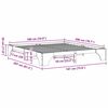 vidaXL Sängyn runko Vaha ruskea 6FT Super King Size Massiivinen mänty
