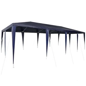 vidaXL Juhlateltta Sininen 800 x 400 x 266 cm Polyeteeni ja ter&auml;s