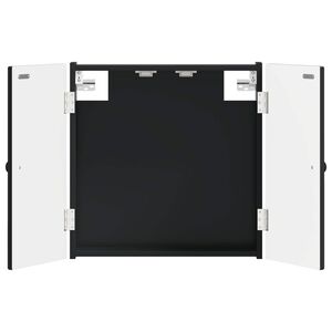 vidaXL Dartboard-kaappi BREDA Musta 52,5 x 10,5 x 53,5 cm Tekninen puu