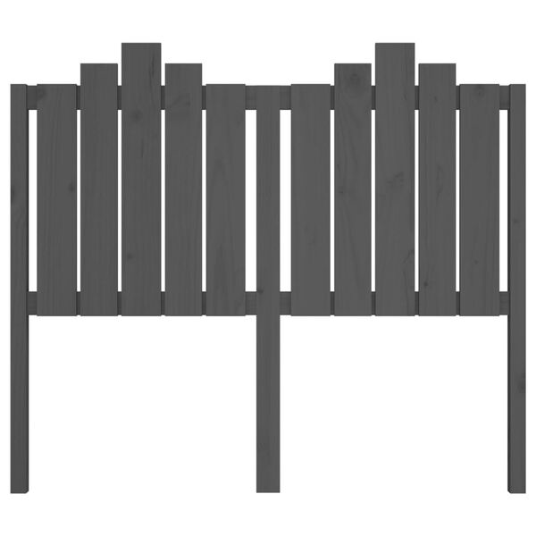 vidaXL S&auml;ngynp&auml;&auml;ty harmaa 126x4x110 cm t&auml;ysi m&auml;nty