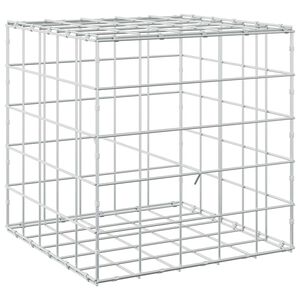 vidaXL Gabion 3,5 mm langasta ja 10x10 cm verkosta 50x50x50 cm
