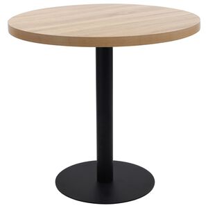 vidaXL Bistrop&ouml;yt&auml; vaaleanruskea 80 cm MDF
