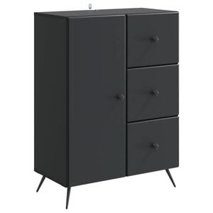 vidaXL Sivup&ouml;yt&auml; laatikon kanssa Musta 66 x 34,5 x 90 cm Tekninen puu