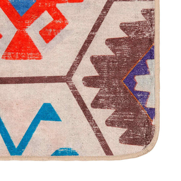 vidaXL Matto pest&auml;v&auml; moniv&auml;rinen 80x150 cm