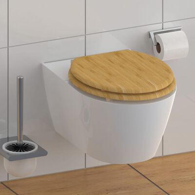 SCHÜTTE WC-istuin Sotf-Close NATURAL BAMBOO