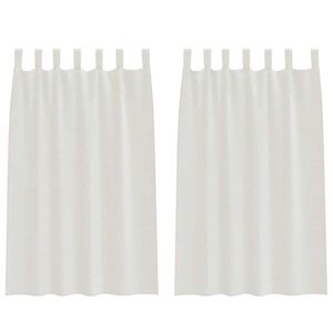 vidaXL Verhosatiini verhoilla 2 pcs Kerma 175 x 140 cm Polyesteri