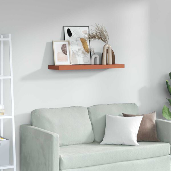 vidaXL Sein&auml;hylly Punainen 80 x 23,5 x 4 cm Tekninen puu