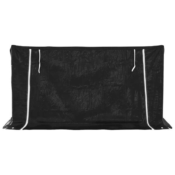 vidaxL Polttopuuteline sadesuojalla 200,5x80,5x110,5 cm