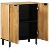 vidaXL Senkki Ruskea 60x33x75 cm Massiivipuu Mango