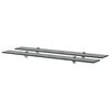 vidaXL Kelluvat hyllyt 2 kpl lasi 90x20 cm 8 mm