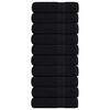 vidaXL Suihkupyyhkeet FROGN 10 kpl musta 70x140 cm 360 gsm