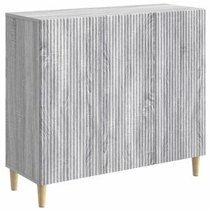 vidaXL Sivup&ouml;yt&auml; Harmaa sonoma 89 x 34,5 x 80 cm Tekninen puu