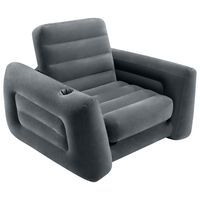 Intex Avattava tuoli 117x224x66 cm tummanharmaa