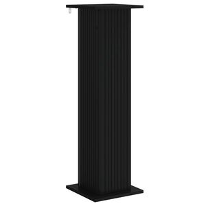 vidaXL Kasviteline Musta 30,5 x 30 x 100,5 cm Tekninen puu