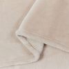 vidaXL Heittoviltti Beige 5FT King Size Fleese