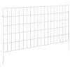 vidaXL Puutarha-aita, jossa on paalut 48 pcs 95 x 50 cm Mesh Hopea