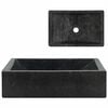 vidaXL Pesuallas 45x30x12 cm marmori korkeakiilto musta