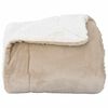 vidaXL Heittoviltti Beige 5FT King Size Fleese