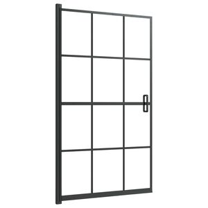 vidaXL Suihkusein&auml; ESG 80x140 cm musta