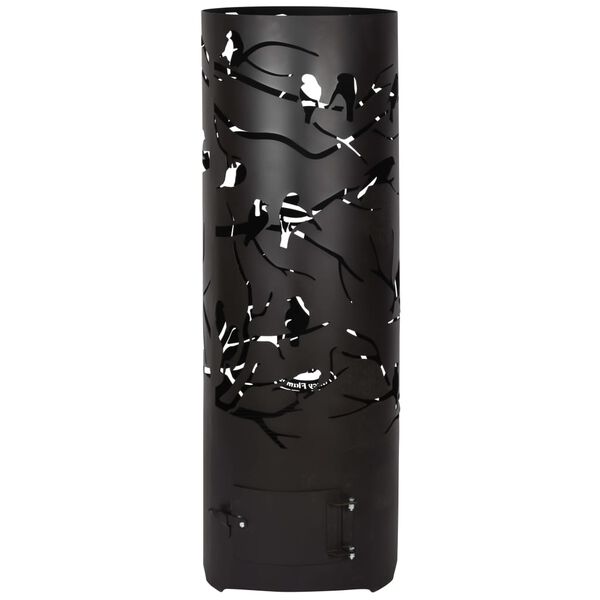 Esschert Design Tulisija Birds on Twig hiiliteräs musta FF409