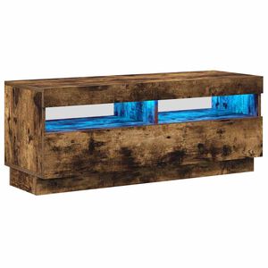 vidaXL TV-taso LED-valoilla savutammi 100x35x40 cm