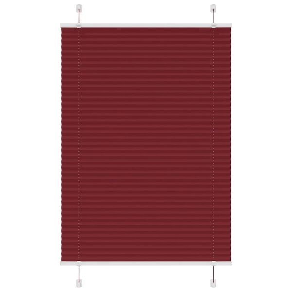vidaXL laskostettu Blind Bordeaux Red 85x150 cm Kankaan leveys